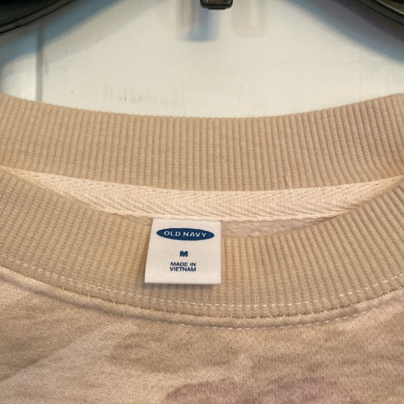 Old Navy size Medium Pink Camouflage Sweatshirt - Picture 2 of 3